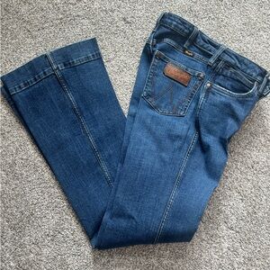 Wrangler Retro Women's Boot Cut Jeans - Dark Blue